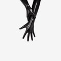 black gloves