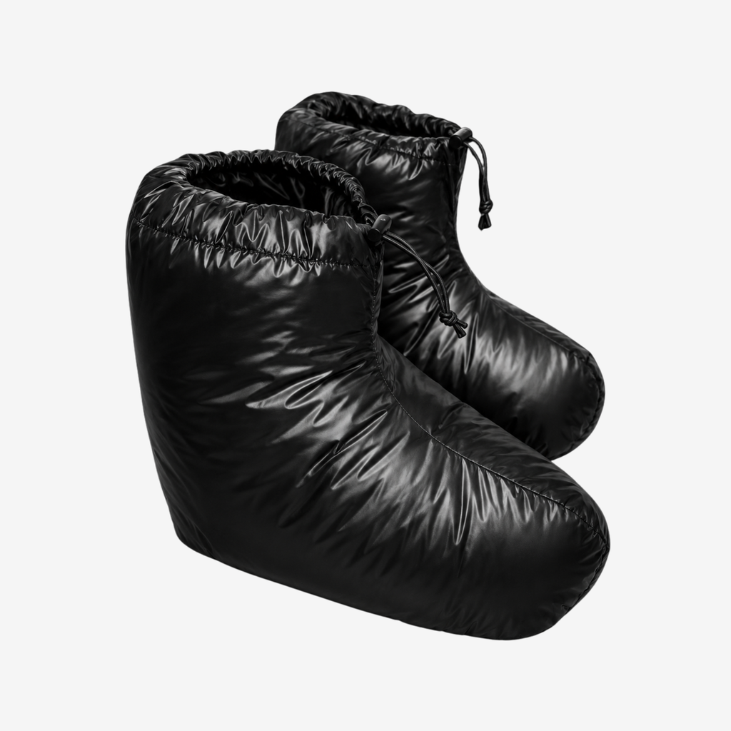Shiny Puffer Booties