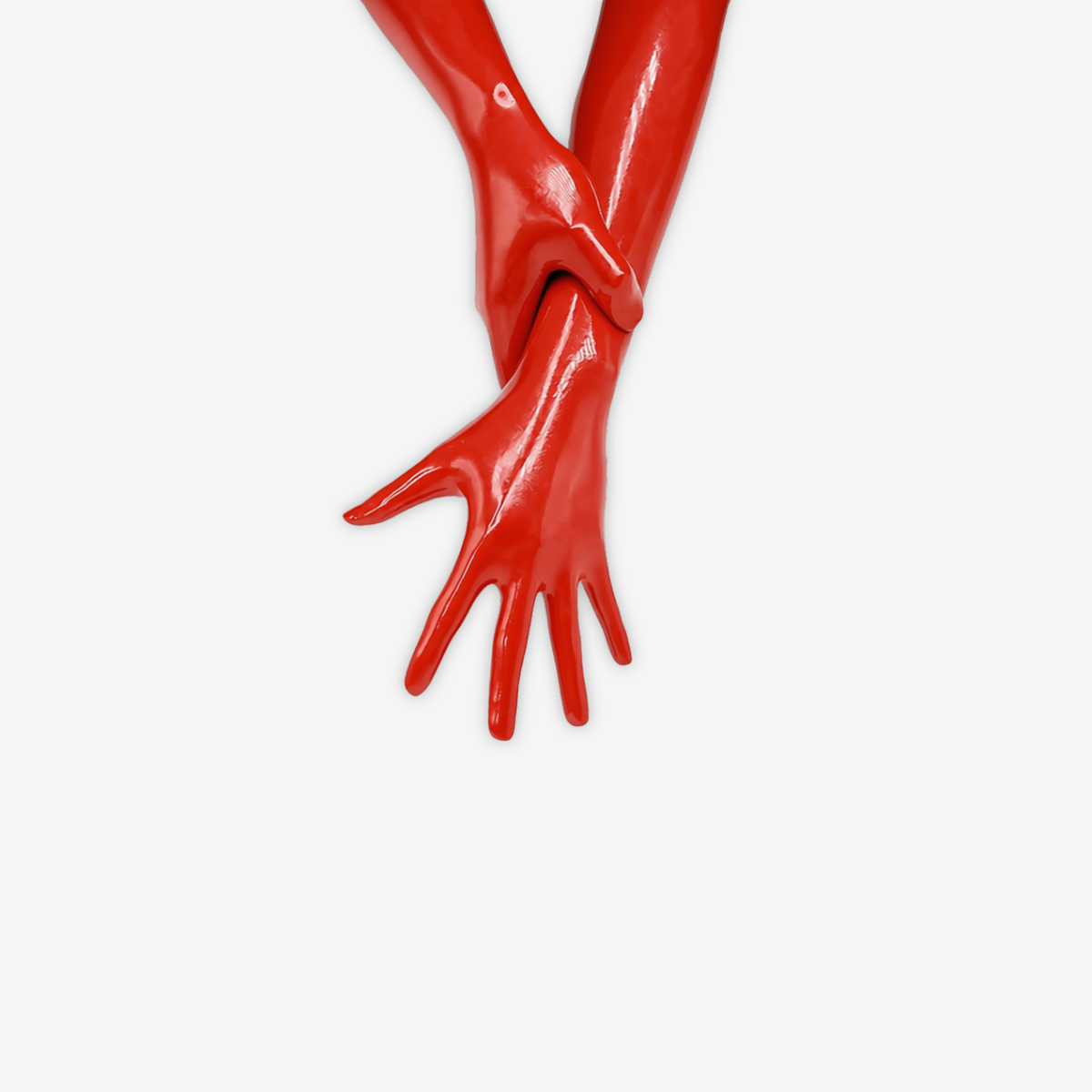 red gloves