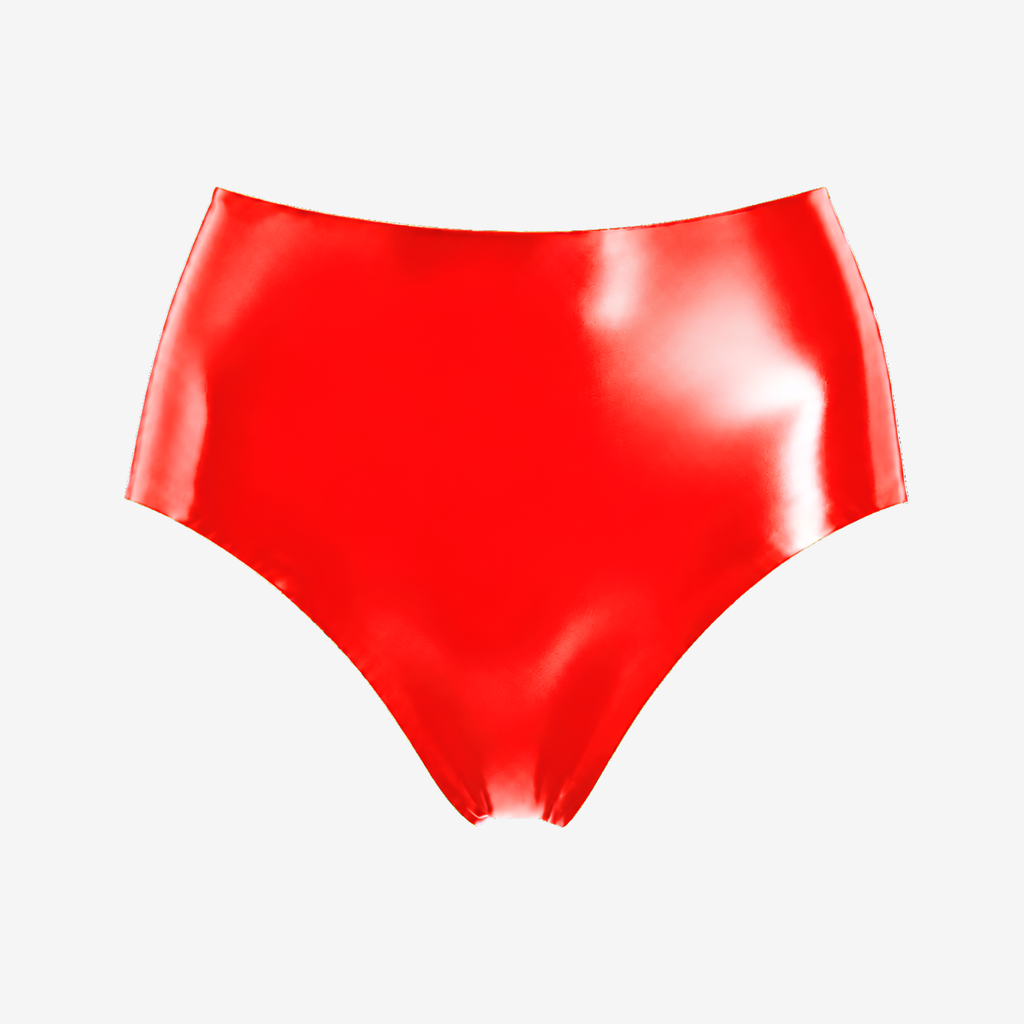 Latex High-Waist Slip